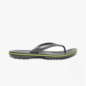 11033-0A1 CROCBAND FLIP Mens Flip Flops Graphite/Volt Green