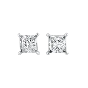 14KTW Diamond Tru Reflection Basics Studs 1/4 Ct