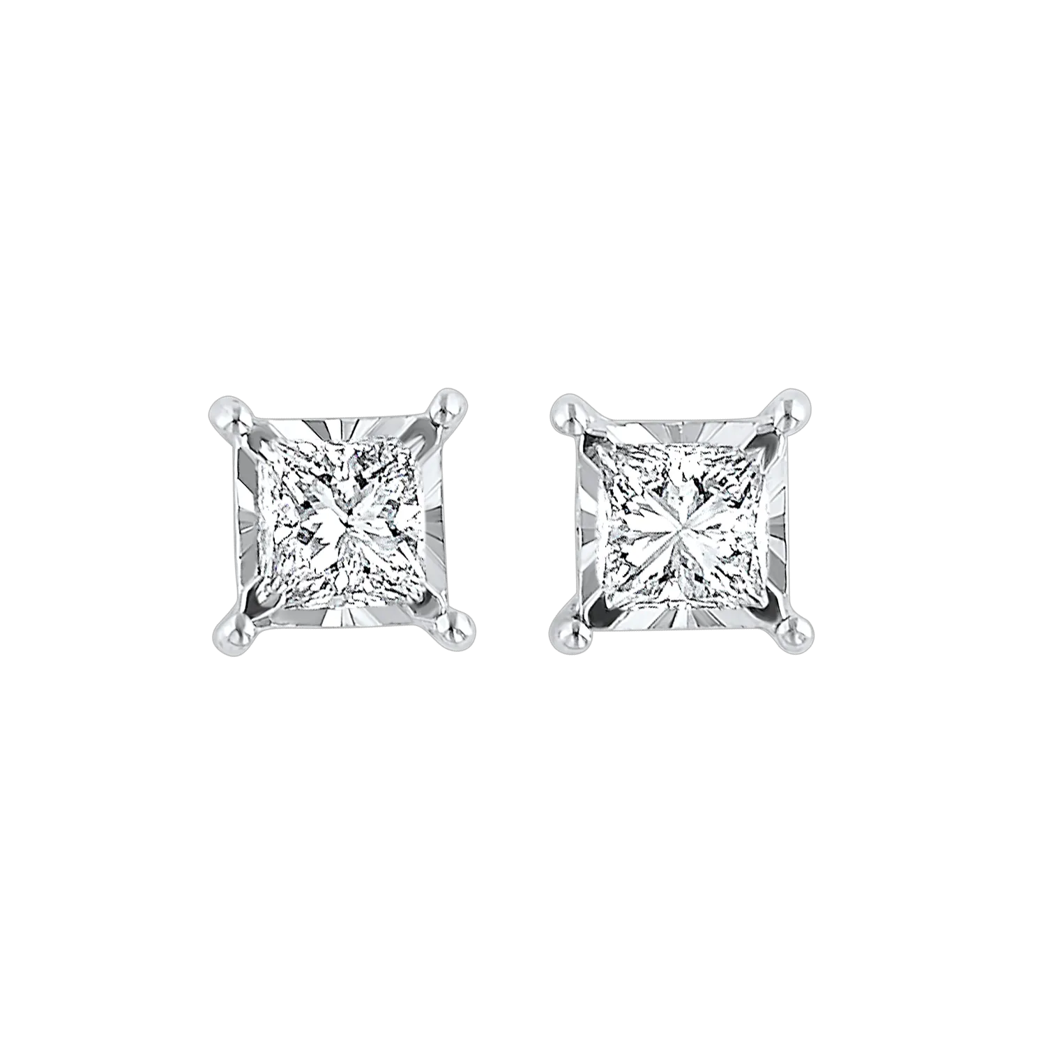 14KTW Diamond Tru Reflection Basics Studs 1/4 Ct