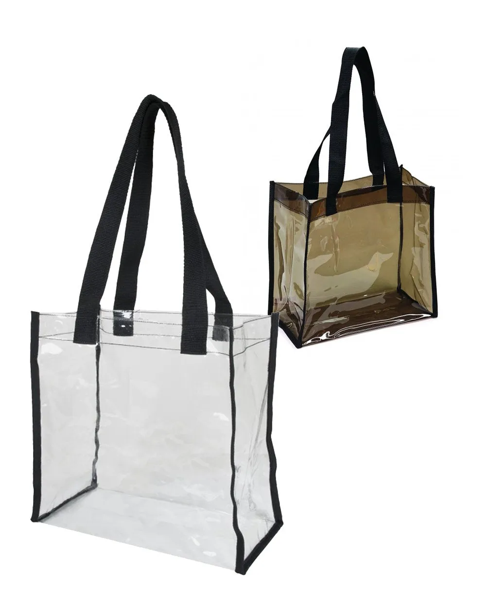 48 ct Transparent Stadium Approved Clear Tote Bags - By Case