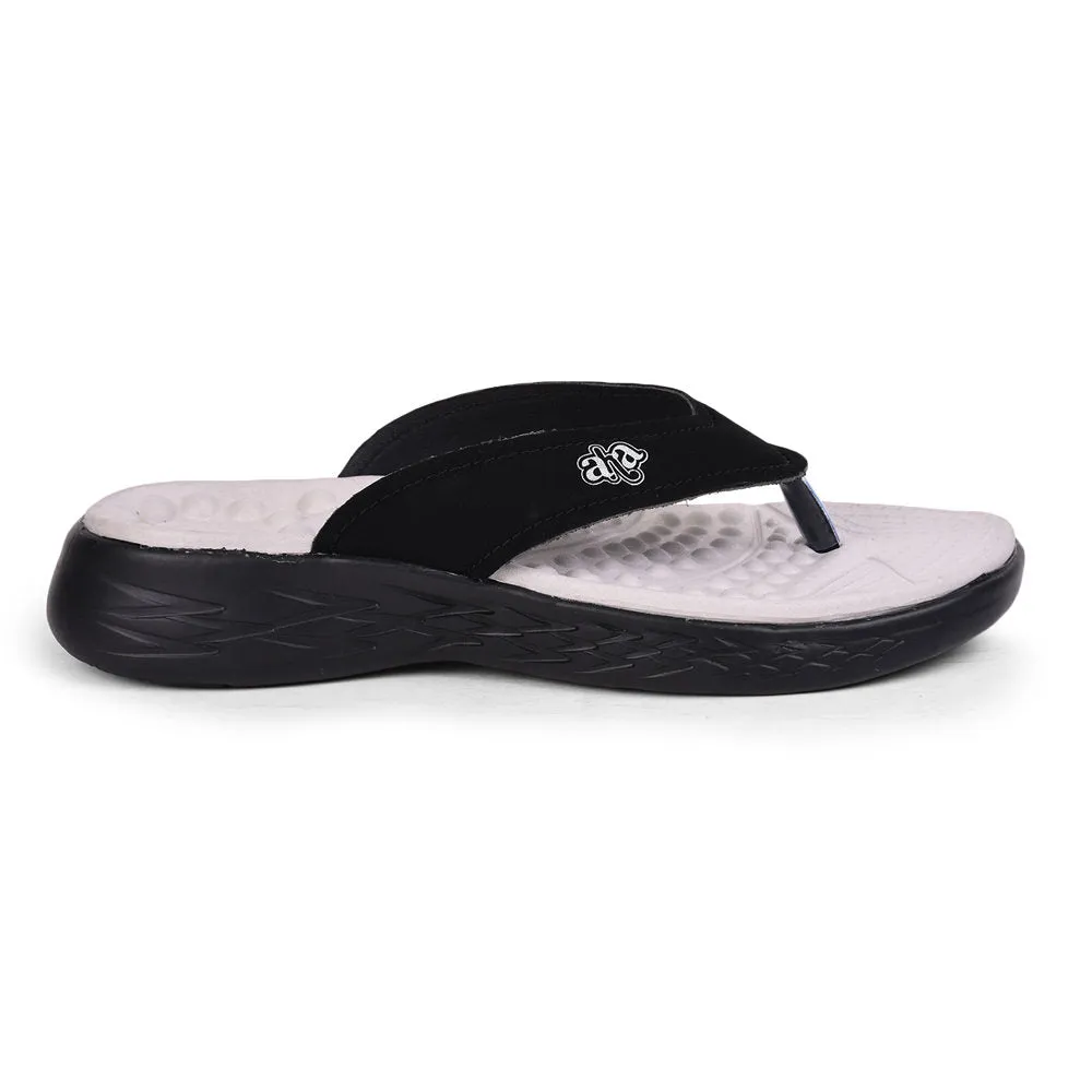 A-HA Casual Black Flip Flop For Men IMPACT-21 By Liberty