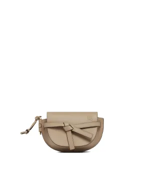 Beige Mini Gate Dual Bag