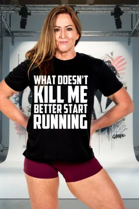 Better Start Running Black Performance Tee