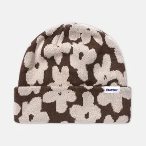 Butter Goods - Floral Beanie - Brown