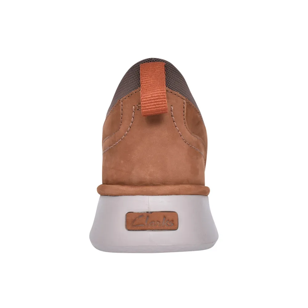 Clarks Nature X Two Dark Tan Nubuck Shoe (Men's)