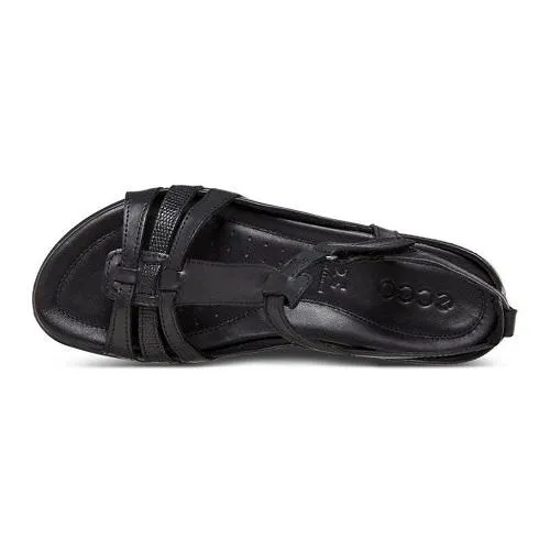 ECCO Women's Flash T-Bar Sandal Black