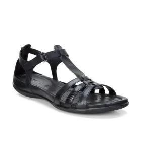 ECCO Women's Flash T-Bar Sandal Black