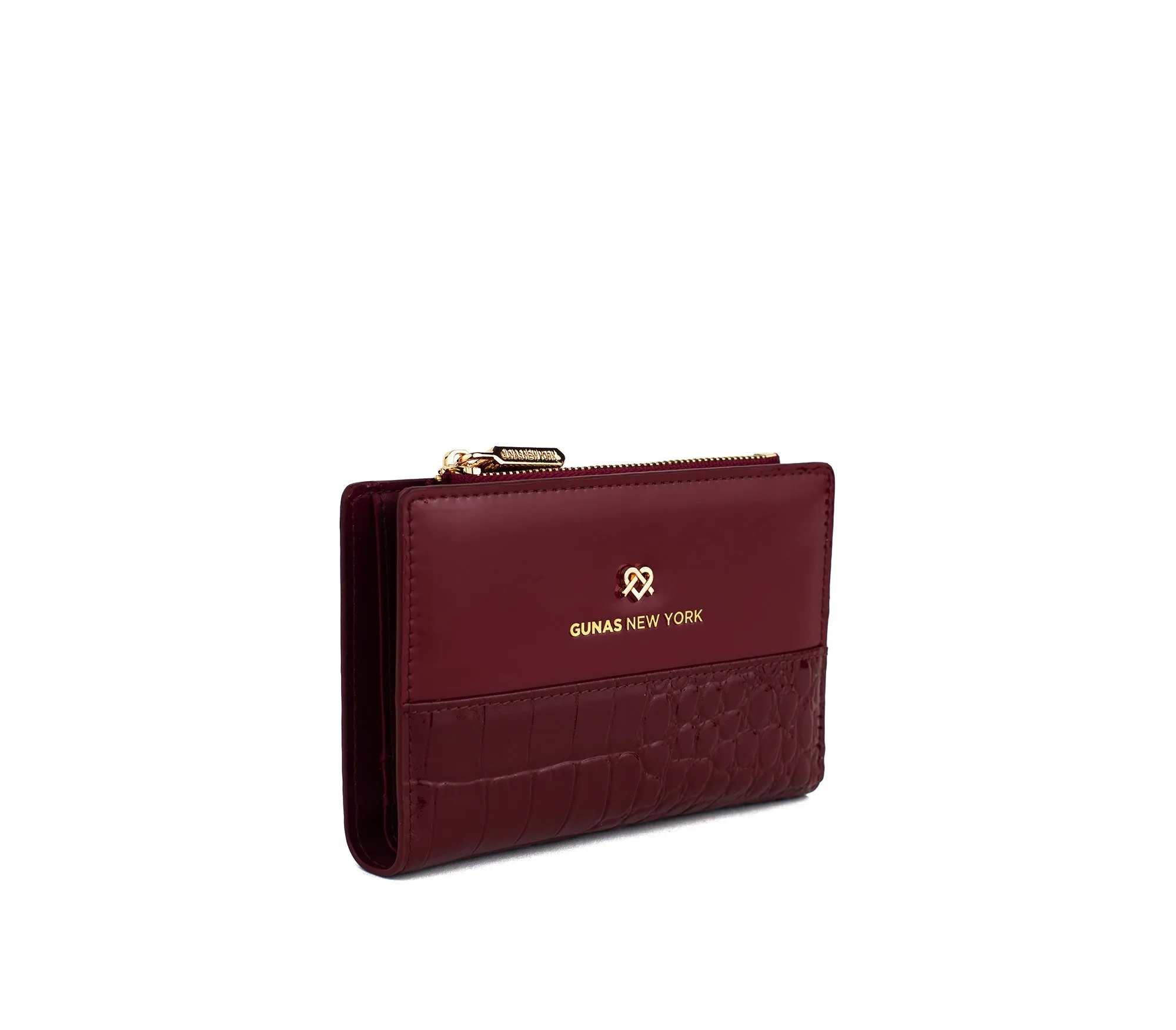 Gunas New York Madison Cherry Vegan Leather Wallet