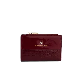 Gunas New York Madison Cherry Vegan Leather Wallet