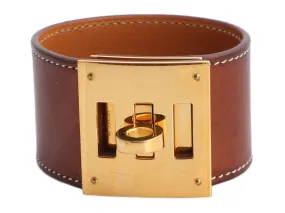 Hermès Barenia Kelly Dog Bracelet