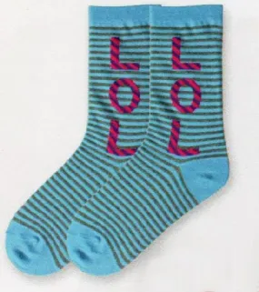 K Bell LOL Crew Sock