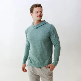 Men's Travel Hoodie, Aqua