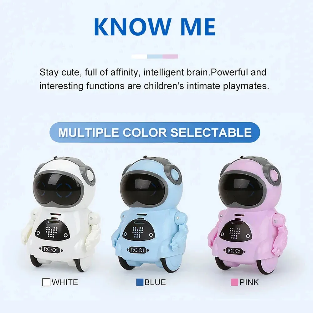 Pocket Robot Talking Interactive Dialogue Voice Recognition Record Singing Dancing Telling Story Mini Robot Toy