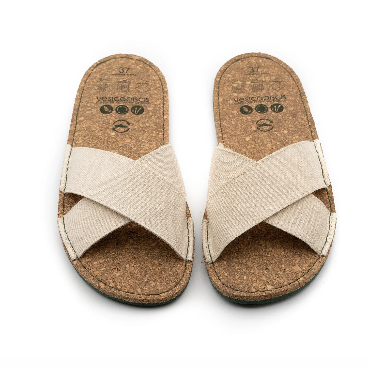 Vegan sandal beige ALA002